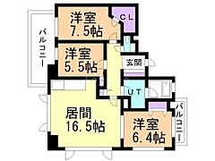 物件の間取り