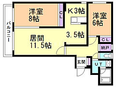 物件の間取り