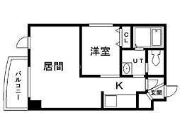 札幌レジデンス知事公館 1LDKの間取図画像