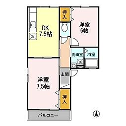 間取図画像 2DK