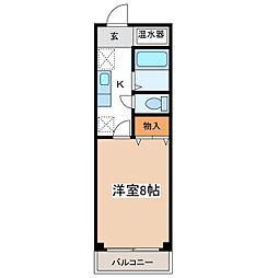 間取図画像 1K