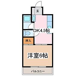 間取図画像 1K