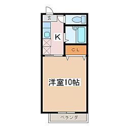 ルミナーレ 1Kの間取図画像