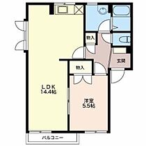 ベルメゾン裾花N棟  ｜ 長野県長野市伊勢宮２丁目22-17（賃貸アパート1LDK・1階・46.51㎡） その2