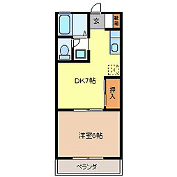 間取図画像 1DK
