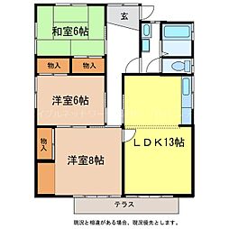 間取図画像 3LDK