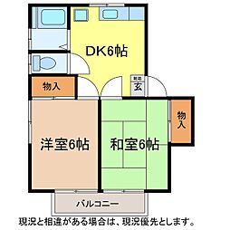間取図画像 2DK