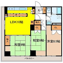 間取図画像 3LDK