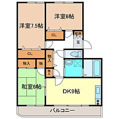 物件の間取り