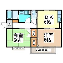 ビオレータ宮入A  ｜ 長野県長野市篠ノ井布施五明7-1（賃貸アパート2DK・2階・45.54㎡） その2