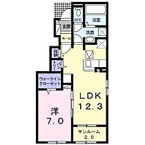 プランドールII  ｜ 長野県千曲市大字上徳間（賃貸アパート1LDK・1階・50.42㎡） その2