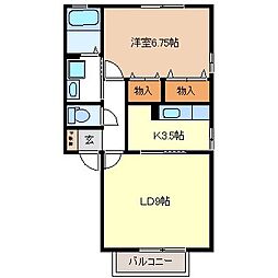 セジュールS・K 2Kの間取図画像