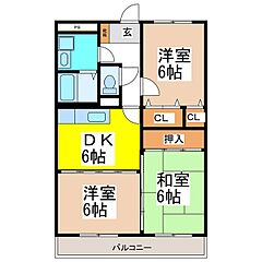 物件の間取り