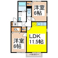 物件の間取り