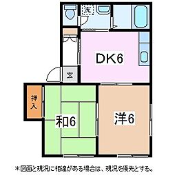 間取図画像 2DK