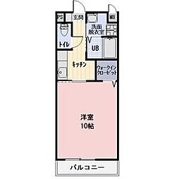 Edel西軽井沢 1Kの間取図画像