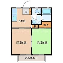 サンシティ高野  ｜ 長野県岡谷市塚間町２丁目（賃貸アパート2K・2階・40.00㎡） その2