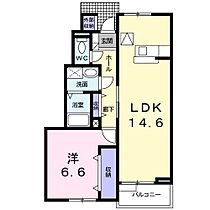 レジーナB  ｜ 長野県諏訪市大字四賀（賃貸アパート1LDK・1階・51.05㎡） その2