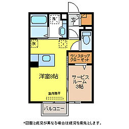 間取図画像 1LDK