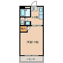 シャトレMs　壱 203 ｜ 福岡県久留米市上津町（賃貸アパート1K・2階・23.00㎡） その2