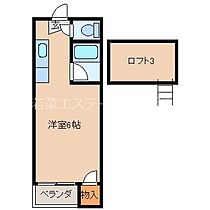 クリスマスローズ 101 ｜ 福岡県久留米市御井旗崎２丁目（賃貸アパート1R・1階・14.38㎡） その2