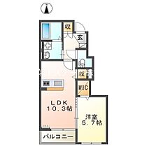 Maison K’s 105 ｜ 福岡県久留米市山川安居野１丁目（賃貸アパート1LDK・1階・43.20㎡） その2