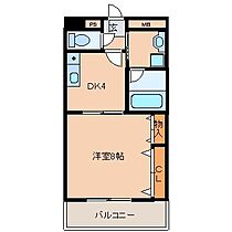 クラインドルフ 501 ｜ 福岡県久留米市小森野２丁目（賃貸マンション1DK・5階・35.00㎡） その2