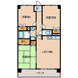 間取図画像 3LDK
