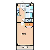 コンフォールIII 308 ｜ 福岡県久留米市東合川町（賃貸マンション1K・3階・30.24㎡） その2