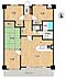 間取り：専有面積約80.7ｍ2の広々4LDK！