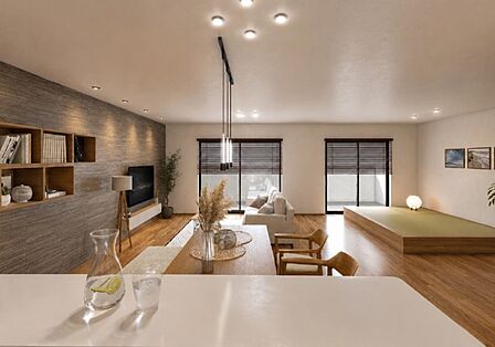 【LDK】リフォームプラン例。工事費別途約950万円要。※イメージパースです。