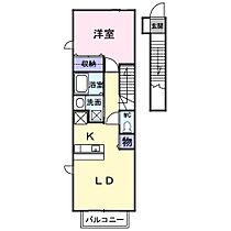 エクセルステージ 12 205号室 ｜ 茨城県日立市助川町（賃貸アパート1LDK・2階・44.90㎡） その2