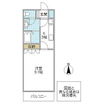 グランティス 105号室 ｜ 茨城県北茨城市中郷町小野矢指（賃貸アパート1K・1階・29.75㎡） その1