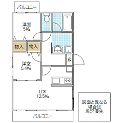 物件の間取り