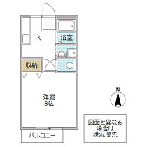 サンライフヴィラ A 202号室 ｜ 茨城県日立市東町（賃貸アパート1K・2階・26.49㎡） その2