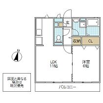 ラフィネ・タウン I 105号室 ｜ 茨城県日立市中成沢町（賃貸アパート1LDK・1階・40.95㎡） その2