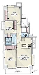 間取図画像 3LDK