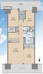 間取図画像 3LDK