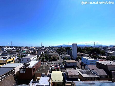 9階部分。周辺には遮る建物もないため開放感にあふれております。