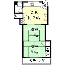 間取図画像 2DK