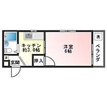 コーポ清水 302 ｜ 岐阜県岐阜市権現町（賃貸アパート1K・3階・19.00㎡） その2