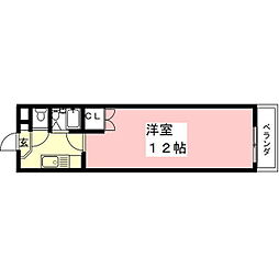 第5松波ビル東館 1Kの間取図画像