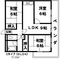 マンション城南2階4.1万円