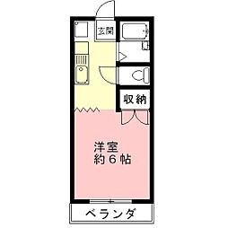 間取図画像 1K