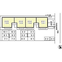 セジュール薬師寺 105 ｜ 岐阜県羽島郡岐南町薬師寺7丁目（賃貸アパート1LDK・1階・60.55㎡） その3