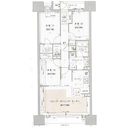 プレサンスロジェ岐阜金公園 3LDKの間取図画像
