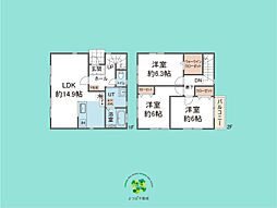 グランソフィア安行 3LDKの間取り