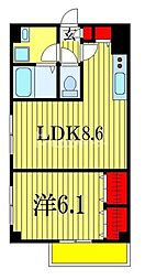 間取図画像 1LDK