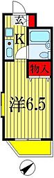 間取図画像 1K