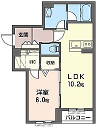 間取図画像 1LDK